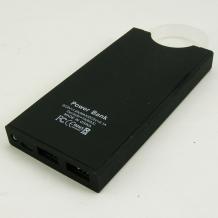 Универсална външна батерия / Universal Power bank / Micro USB Data Cable OUT1: 5V-1A / OUT2: 5V-2.1A 8000mAh - черен