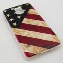 Твърд гръб / капак / за Samsung Galaxy S5 G900 - Retro American Flag