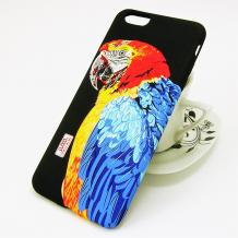 Силиконов калъф / гръб / TPU за Apple iPhone 7 / iPhone 8 - папагал / цветен