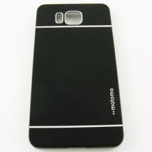 Луксозен твърд гръб / капак / MOTOMO за Samsung Galaxy Alpha G850 - черен