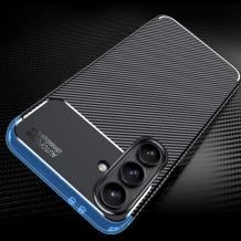 Луксозен силиконов калъф / гръб / кейс TPU case Auto Focus за Samsung S24 FE - черен кейс / Carbon