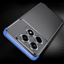 Луксозен силиконов калъф / гръб / кейс TPU case Auto Focus за Xiaomi 14T / Xiaomi 14T Pro - черен кейс / Carbon