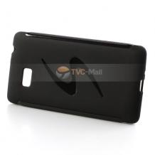 Силиконов калъф / гръб / TPU за HTC Desire 600 dual sim 606w - S / черен