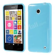 Силиконов гръб / калъф / TPU за Nokia Lumia 630 / Nokia Lumia 635 - син