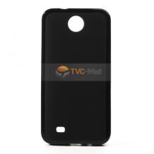 Силиконов калъф / гръб / TPU за HTC Desire 300 - черен / мат