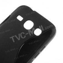 Силиконов калъф / гръб / TPU S-Line за Samsung Galaxy Core Plus G3500 - черен
