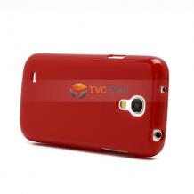Силиконов калъф / гръб / ТПУ за Samsung Galaxy S4 mini i9190 / i9192 / i9195 - червен / мат