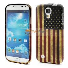 Силиконов калъф / гръб / TPU за Samsung Galaxy S4 I9500 / Samsung S4 I9505 - Retro American Flag