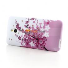 Силиконов калъф / гръб / TPU за HTC One Mini M4 - Blossom