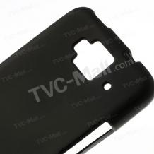 Силиконов калъф / гръб / TPU за Alcatel One Touch Idol Mini OT 6012X - черен / мат