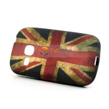Силиконов калъф / гръб / TPU за Samsung Galaxy Young S6310 / S6312 - Retro British flag