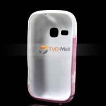 Силиконов калъф / гръб / TPU за Samsung Galaxy Young S6310 / S6312 - Peach Blossom