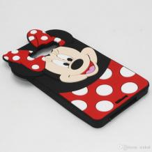 Силиконов калъф / гръб / TPU 3D за Samsung Galaxy J5 2016 J510 - черен / Minnie mouse