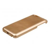 Твърд гръб / външна батерия / Battery power bank със стойка за Apple iPhone 6 4.7'' - 3800 mAh / златен