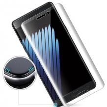 Оригинален 3D full cover screen protector / Извит скрийн протектор за Samsung Galaxy Note 7 N930 - прозрачен