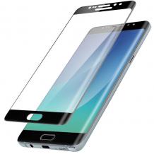 Оригинален 3D full cover screen protector / Извит скрийн протектор за Samsung Galaxy Note 7 N930 - черен