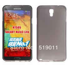 Силиконов калъф / гръб / TPU за Samsung Galaxy Note 3 Neo N7505 / Samsung Note 3 Neo N7502 - сив / мат