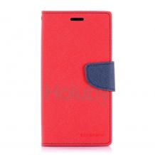 Калъф Flip тефтер Mercury GOOSPERY Fancy Diary със стойка за Samsung Galaxy S7 Edge+ / S7 Edge Plus - червен