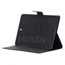 Кожен калъф Flip тефтер Mercury GOOSPERY Fancy Diary със стойка за Samsung Galaxy Tab S2 9.7" T810 / S2 T815 - черен