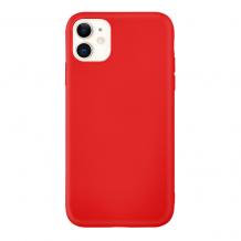 Луксозен силиконов калъф / гръб / Nano TPU за Xiaomi Mi 11 Lite - червен