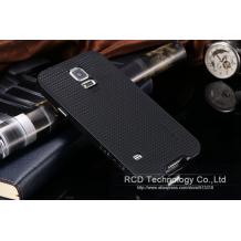 Оригинален силиконов гръб SPIGEN SGP Neo Hybrid за Samsung Galaxy S5 G900 - черен със черен твърд кант