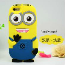 Силиконов калъф / гръб / TPU 3D за Apple iPhone 6 4.7" - Minion / Миньон