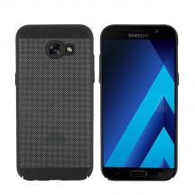 Твърд гръб за Samsung Galaxy A5 2017 A520 - черен / Grid