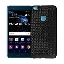 Твърд гръб за Huawei P10 Lite - черен / Grid