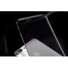 Ултра тънък силиконов калъф / гръб / TPU Ultra Thin за Apple iPhone 7 Plus - сив / прозрачен