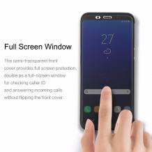 Оригинален калъф Flip Cover ROCK DR.V Invisible Series за Samsung Galaxy S9 Plus G965 - черен