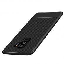 Силиконов калъф / гръб / TPU за Samsung Galaxy S9 G960 - черен / Carbon