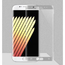 Оригинален 3D full cover screen protector / Извит скрийн протектор за Samsung Galaxy Note 7 N930 - сребрист