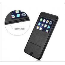 Луксозен калъф Flip тефтер със стойка S-View G-CASE Sense Series за Apple iPhone 6 Plus 5.5'' - черен