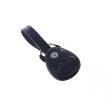 USB кабел за зареждане и пренос на данни 2 in 1 / Micro USB + iPhone 5 / 5S - Cow Keychain / черен