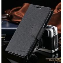 Кожен калъф Flip тефтер Mercury Fancy Diary със стойка за Samsung Galaxy Ace 4 G313 - черен