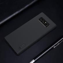 Луксозен твърд гръб за Samsung Galaxy Note 8 N950 - Nillkin / черен