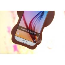 Силиконов калъф / гръб / TPU 3D за Samsung Galaxy S6 G920 - мечка