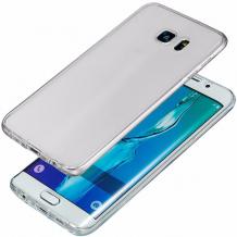 Силиконов калъф / гръб / TPU за Samsung Galaxy S7 G930 - прозрачен / 2 части / лице и гръб