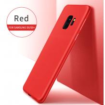 Оригинален силиконов калъф / гръб / TPU X-LEVEL Guardian Series за Samsung Galaxy S9 G960 - червен / мат