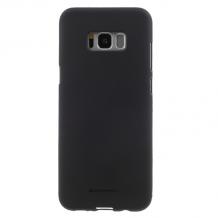 Луксозен силиконов калъф / гръб / TPU Mercury GOOSPERY Soft Jelly Case за Samsung Galaxy S8 G955 Plus - черен