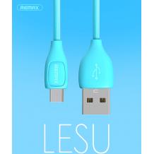 Оригинален Micro USB кабел REMAX Lesu RC-050m 1m / Micro USB Charging Data Cable за Samsung, Huawei, LG, HTC, Sony, Lenovo, Alcatel и други - син