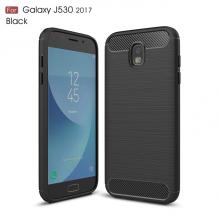 Силиконов калъф / гръб / TPU за Samsung Galaxy J5 2017 J530 - черен / carbon