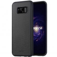 Луксозен гръб ROCK за Samsung Galaxy S8 G950 - черен / carbon