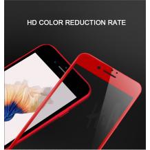 3D full cover Tempered glass screen protector Apple iPhone 7 Plus / Извит стъклен скрийн протектор за Apple iPhone 7 Plus - червен