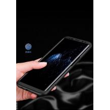 Луксозен твърд гръб GKK 3in1 360° Full Cover за Samsung Galaxy Note 8 N950 - черен / лице и гръб