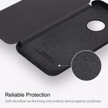 Оригинален калъф Flip Cover тефтер Rock DR.V Invisible Series за Apple iPhone X - черен