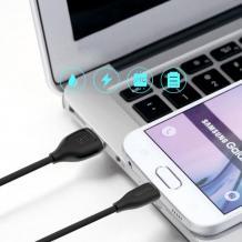 Оригинален Micro USB кабел REMAX Lesu RC-050m 1m / Micro USB Charging Data Cable за Samsung, Huawei, LG, HTC, Sony, Lenovo, Alcatel и други - черен