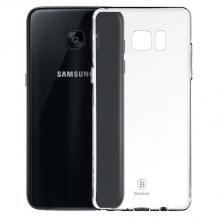 Оригинален силиконов калъф / гръб / TPU Baseus Air Case за Samsung Galaxy Note 7 N930 - прозрачен