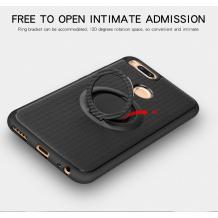Силиконов калъф / гръб / TPU iFace Hamee Magnetic Finger Ring Car Holder за Xiaomi Mi A1 / 5X - черен