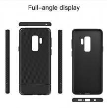 Силиконов калъф / гръб / TPU за Samsung Galaxy S9 G960 - черен / Carbon
